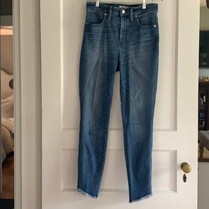 Madewell High Rise Skinny Jeans